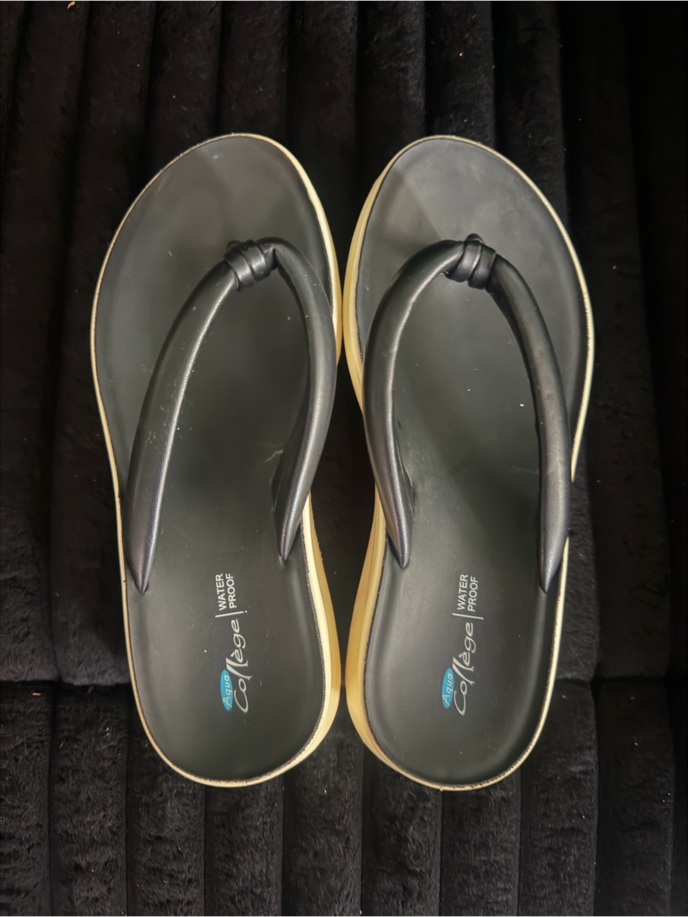 Aqua Collège Waterproof Black Shoe Insole